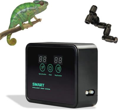 Luchtbevochtiger voor reptielen met intelligent verstuivingssysteem