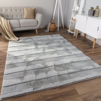 Paco Home Tapijt Bubbel Woonkamer Slaapkamer Hoogpolig bont Geometrisch ontwerp 3D 160x220 cm