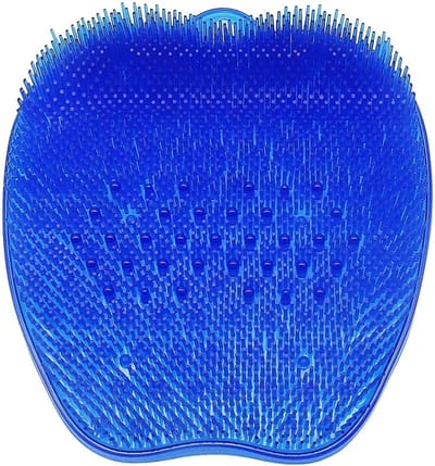 Dailygoods- Douchevoetscrubber Antislip - Voetborstel - Eeltverwijderaar - Voetverzorging - Voetmassage - 10" Lengte, meer dan 1000 Borstelharen - Voetscrubber
