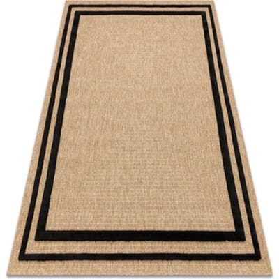 Kleden Rugsx SPARK 0687 beige / zwart tapijt - 160x220 cm