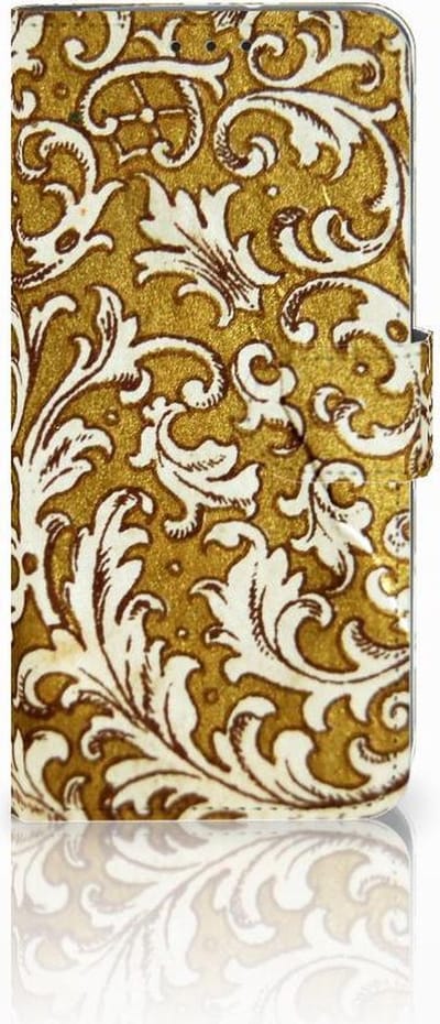 Wallet Case Motorola Moto G7 Power Barok Goud