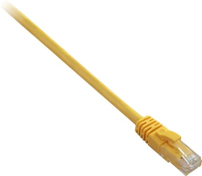 V7 - UTP-kabels CAT5e 5 meter - Geel - RJ45 Connector