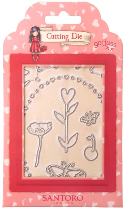SAN Cutting Dies Hearts, butterflies & flowers Gorjuss Essentials nr.804