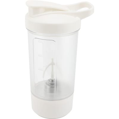 Tasse mélangeuse électrique Silencieuse Plastique Étanche Portable Entièrement automatique 500mah Bouteille shaker électrique white