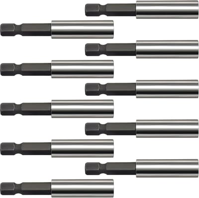 Bit Holder Magnetic 10 Pieces Quick Change Bit Holders, 1/4 Inch Bit Extension Magnetic Bit Holder 60 cm Long Bit - ShopVlot