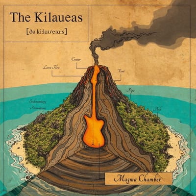 The Kilaueas - Magma Chamber (LP) (Coloured Vinyl)