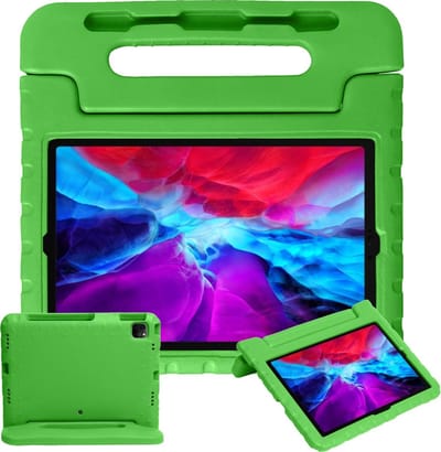 Hoesje - Geschikt voor Apple iPad Pro (2020) - 11 inch - Kinderhoes Shockproof Bumper - Kidsproof Case - Tablethoes - Kinder Hoes Cover - Groen