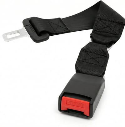Consumerce® Autogordel Verlenger 23cm - Auto Gordel Verlengstuk - Gordelverlenger - Autoriem Verlenggesp - Veiligheidsgordel Gesp - Riem