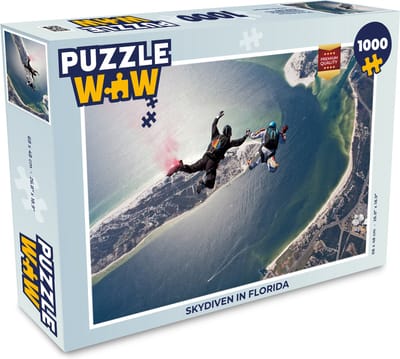Puzzel Skydiven in Florida - Legpuzzel - Puzzel 1000 stukjes volwassenen