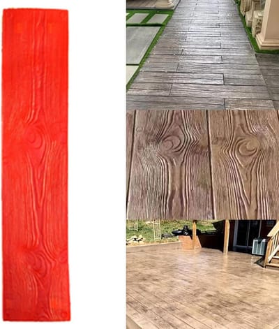 Betonstempels Houten Plank - Beton Mallen - Terrras Aanleggen - Moderne Houtstructuur - 122x28 cm - Niet Van Toepassing