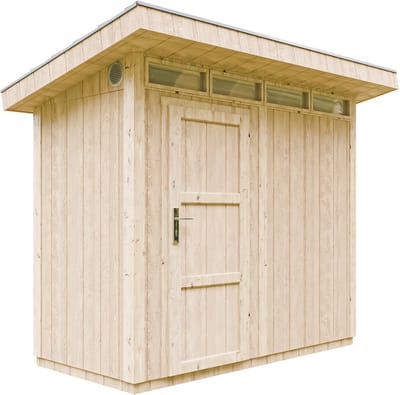 Timbela M901 - LP SmartSide Tuinhuis op houtbasis - 3 m² - L161xL293xH239 cm - met vloer