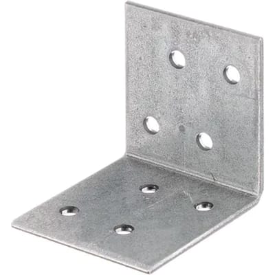 Alberts Verbindingshoek - Verzinkt Staal - 40x40x40mm - 25 Stuks