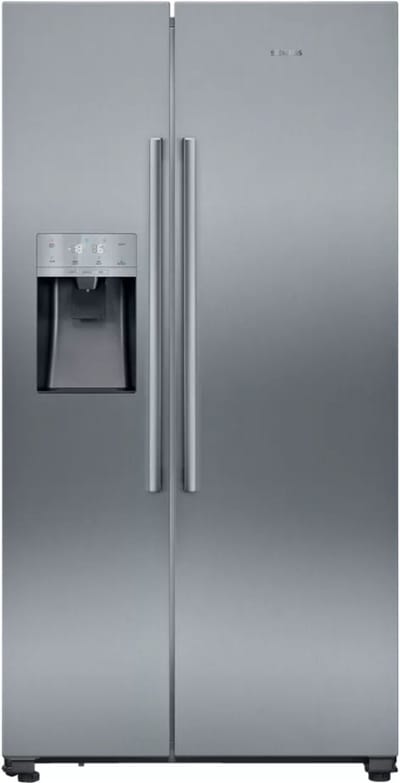 Siemens KA93DAIEP - iQ500 - Amerikaanse koelkast - Total noFrost: nooit meer ontdooien - SuperCooling - RVS