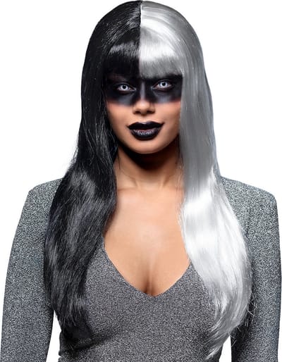Boland - Pruik Evil temptress - Steil - Lang - Unisex - Heks - Halloween en Horror