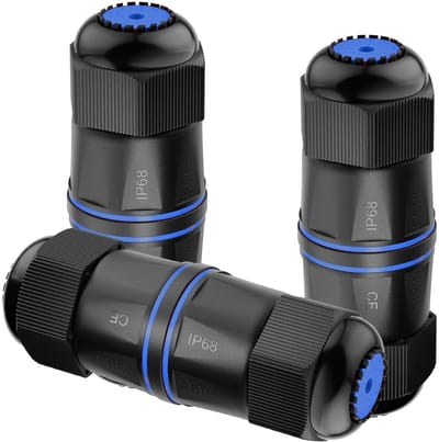 Waterdichte RJ45 Koppeling Set (3x) voor Buiten - IP67 Ethernet Kabel Verlengstuk Cat6/Cat5e