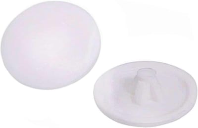 Screw cover caps 12mm - witte kunststof - Pozi kop - verbergt schroefkoppen - ShopVlot