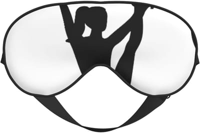Verduisterend Oogmasker - Nachtmasker Slaapmasker - Verbeteren Slaapkwaliteit - Dubbelzijdig Ontwerp - 21 x 10 cm - Zwart