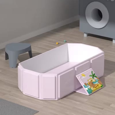 Opvouwbare Badkuip - Draagbaar Ligbad - Inklapbaar - Comfortabel - Roze
