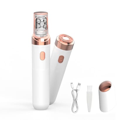 QTTVBTNA -Draadloze Epilator voor Gezicht - Gezichtshaar Verwijdering - Epileerapparaat - Ontharings Apparaat - Flawless Skin - Wit
