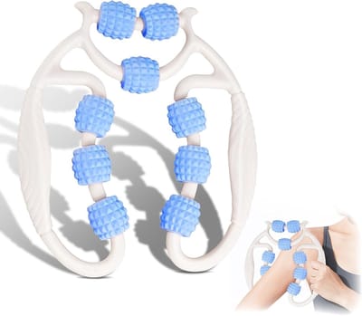 Ergonomische Massage Roller voor Effectieve Ontspanning van Benen, Billen en Armen, Anti-Cellulite Massager voor Lichaamsvormgeving en Spierherstel