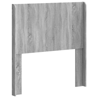 vidaXL - Hoofdbord - Grijs - Sonoma - Bewerkt - hout