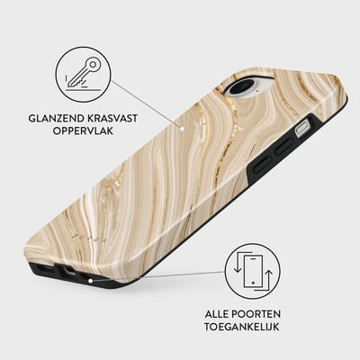 Burga Tough Backcover geschikt voor Apple iPhone 17e / 16e - Full Glam