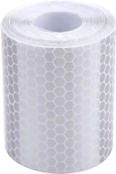 Reflecterende tape - WIT - 3 meter rol - 5cm breed