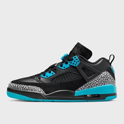 Air Jordan Spizike Low Gamma Blue Unisex Sneakers Zwart Wolfsgrijs FQ1759-005 42