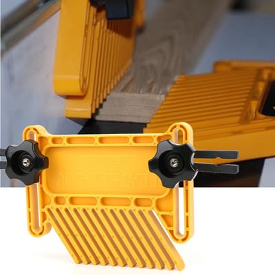 Dailygoods- Veerbord voor freestafel - Stabilisatie werkstuk - Duurzaam PP-materiaal - Veilig zagen - Nauwkeurige verwerking - Hoogwaardige kwaliteit - Houtbewerkingsaccessoire