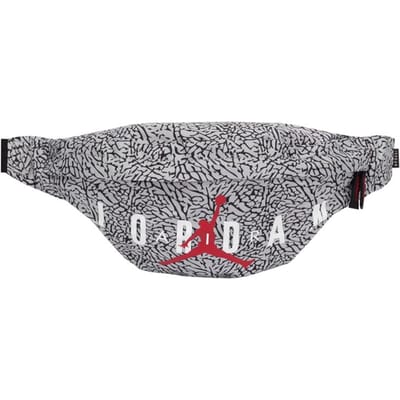 Sac bandoulière Jordan en polyester, Sac banane, Sac banane Régulier Unisexe Effet craquelé 9B0533-G3A red