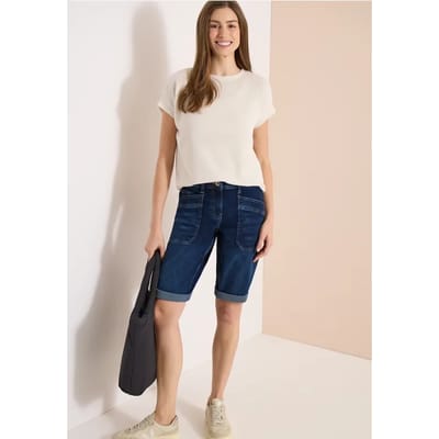 Wide Legs denim shorts in een Loose Fit