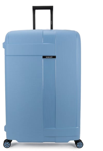 Decent TRANSIT 2.0 Spinner TSA Reiskoffer vaste sluiting 135 liter – Grote maat koffer 82x54x32,5 – Reiskoffer met wielen - Lichtgewicht koffer – Reiskoffer groot - Veilig TSA Cijferslot – Lichtblauw