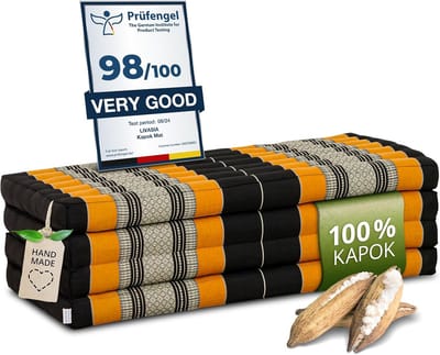 Duurzame klapmatras met kapokvulling - 200x110x8cm - multifunctionele gastenmatras voor tuin en balkon