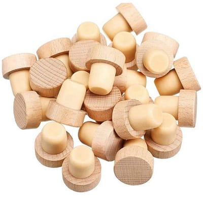 50 stuks wijnfleskurken, T-vormige kurkstoppen voor wijnkurken, wijnstoppers, herbruikbare handgreepkurken van en rubber, voor wijn, bierfles