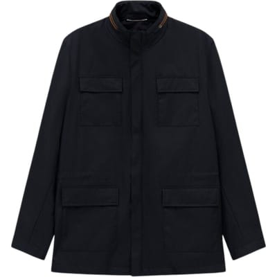 Bugatti Herren Jacke  Blauw 178300-11012