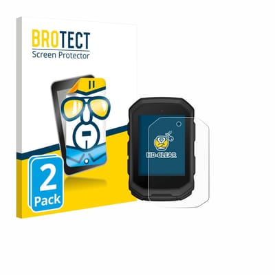 BROTECT - Screenprotector voor Garmin Edge MTB - Folie Beschermfolie transparant 2 Stuks