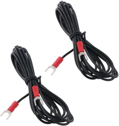 Allecto Plus - Phonograph Turntable Ground Wire - 2m HiFi Aardingskabel met Connectors. Optimaliseer Geluidskwaliteit en Voorkom Interferentie - Geschikt voor Magnetische Platenspelers.