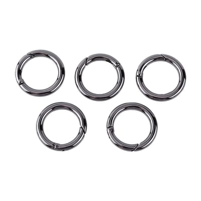 Dailygoods - Set van 5 Zinklegering Karabijnhaken voor Dagelijks Gebruik
