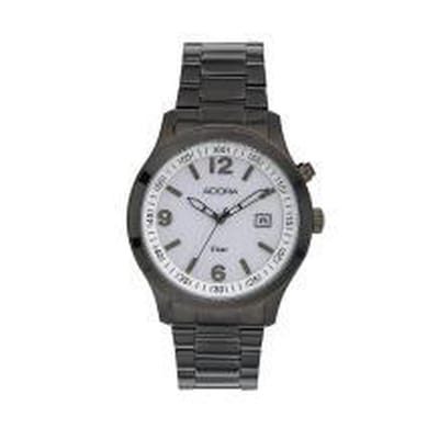Adora mannenhorloge met edelstaal band neon wijzerplaat AB6432