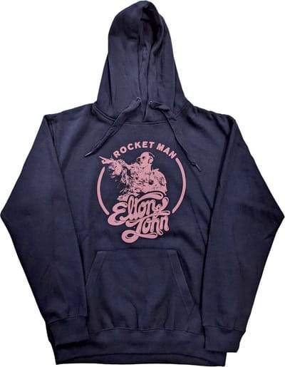 Elton John - Rocketman Circle Point Hoodie/trui - S - Blauw