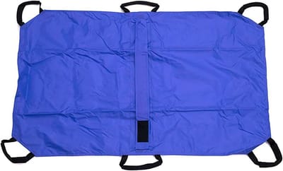 Draagtas voor Honden - Hondenlifter Hulp - Huisdier Vervoer - Zes Handgrepen - 120 x 74 cm - Blauw