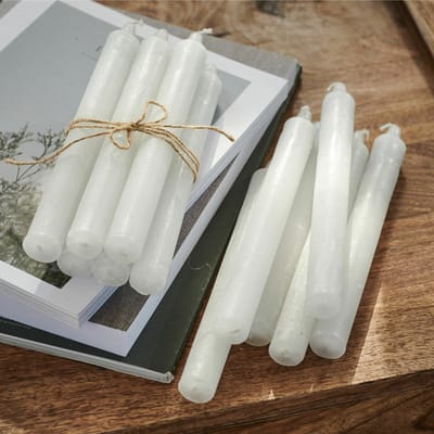 LOBERON Kaars set van 12 Bauceau crème