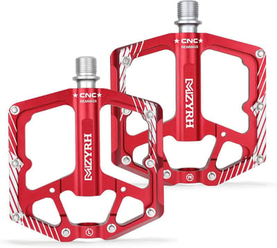 Racefiets en mountainbike pedalen - Aluminiumlegering 9/16 inch platte pedalen met 3 lagers voor een betere fietservaring