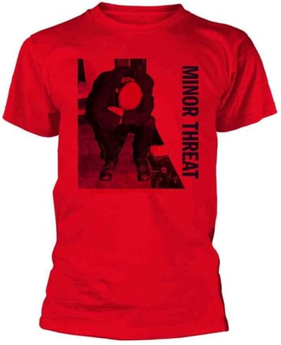 Minor Threat Heren Tshirt -S- Minor Threat LP Rood
