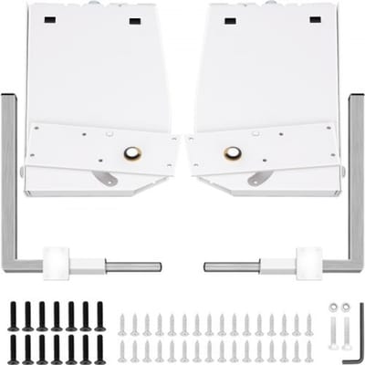 VEVOR Murphy Mount Wall Spring Mechanism 450kg Heavy Duty Ondersteuning Hardware Bedbeugel Compatibel met 1,2-1,8m Breedte DIY Kit voor Kingsize Bedden (Verticaal), Wit