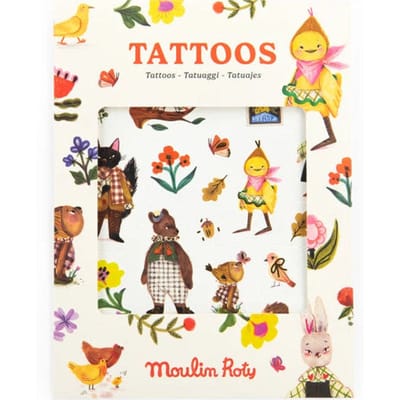 Moulin Roty Les Minouchkas kindertattoo's 3 jr+