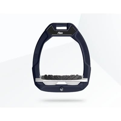 Veiligheidsstijgbeugels Paardrijden Incliné Ultra Grip Rood/Grijs/Wit Flex-On Safe-On
