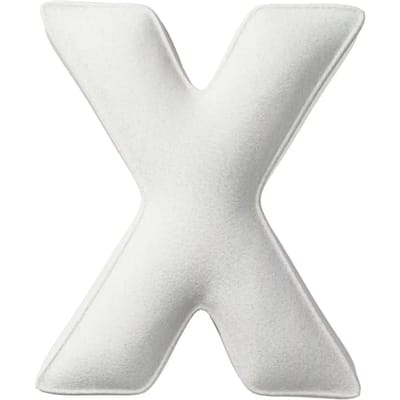 Kussen letter x Yellow Tipi Boucle