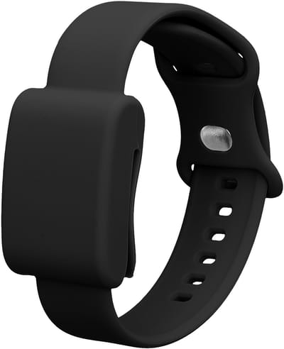 kwmobile horlogebandje geschikt voor Whoop 5.0 / Whoop 4.0 / 3.0 polsband - Smartwatch bandje van TPU - Activity tracker horloge band in zwart