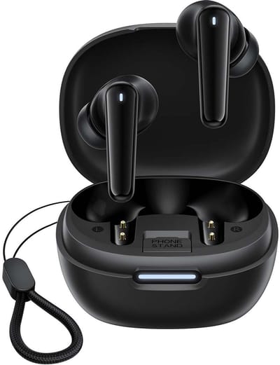 Blackview AirBuds 17 - Open ear Oordopjes - Oortjes Draadloos - Sport Oordopjes - Bluetooth 6.0 - Spatwaterdicht IPX4 - Zwart